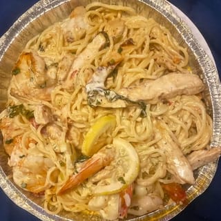 Angel Hair & Shrimp